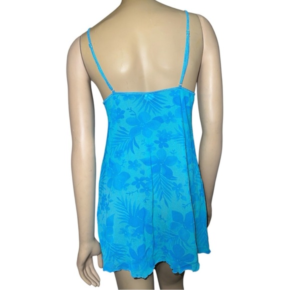 Vintage Frederick’s of Hollywood Women's Hawaiian floral print nightgown size L - Picture 4 of 10